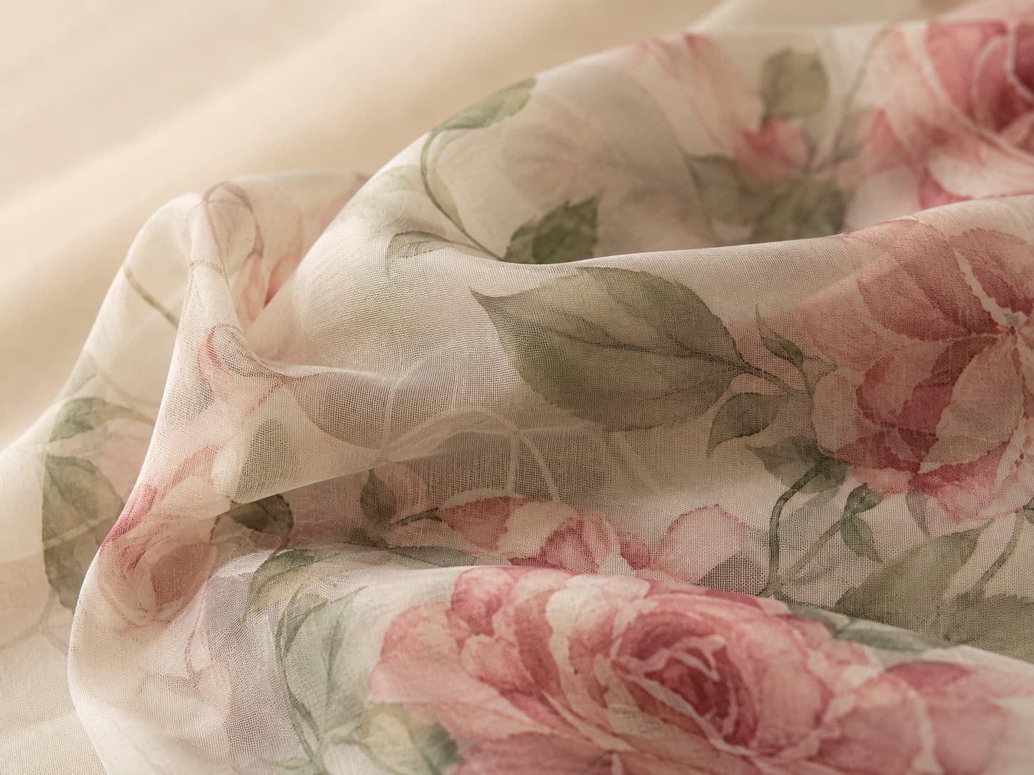 Bridal Capsule — Chiffon fabric printed by Bayt Al Print
